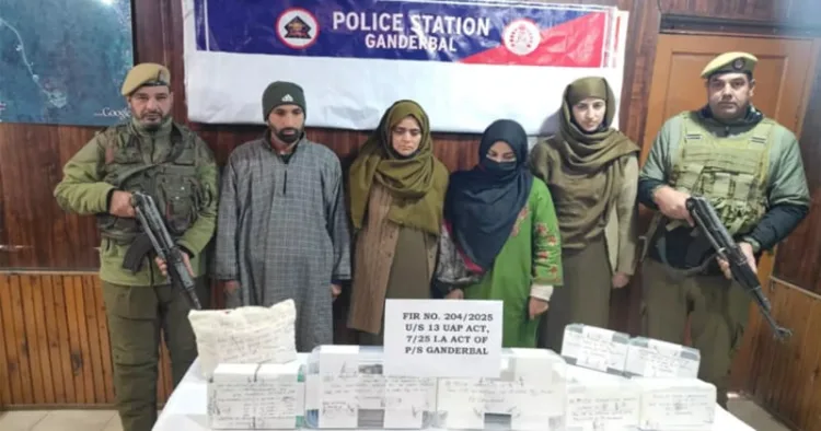 Two terror associates nabbed with arms, grenades in Ganderbal