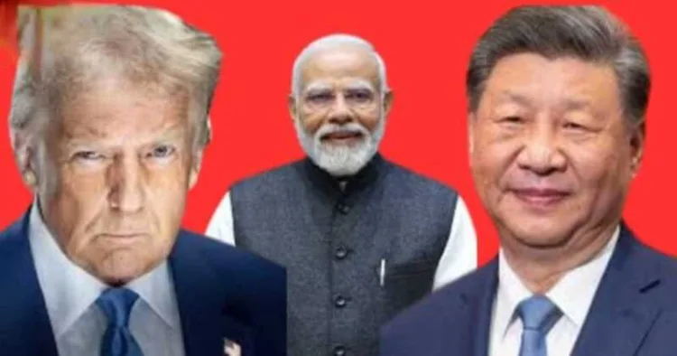 US President Donald Trump, India's Prime Minister Narendra Modi, Chinese President Xi Jinping