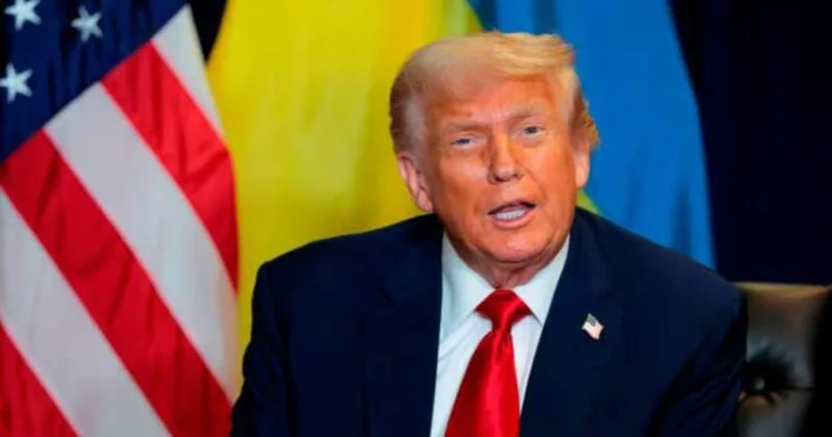 US President Donald Trump