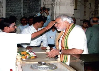 Prime Minister Narendra Modi at Somnath Mandir