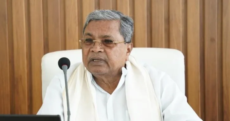 Karnataka Chief Minister Siddaramaiah