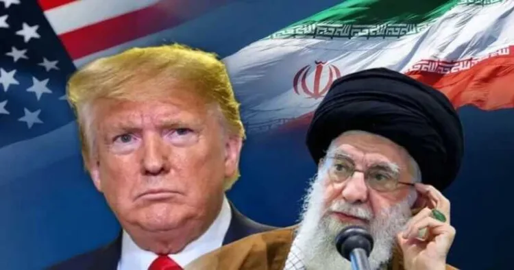 US President Donald Trump and Iranian supreme leader Ali Hosseini Khamenei