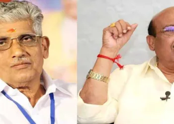 NSS general Secretary G Sukumaran Nair (Left) & SNDP Yogam General Secratary Vellappalli Natesan (Right)