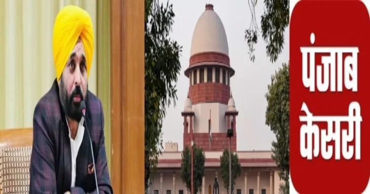 Supreme Court restrained the Punjab government from taking any coercive action that could disrupt the publication of the Punjab Kesari newspaper