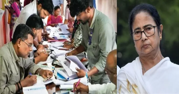 West Bengal Chief Minister Mamata Banerjee (Right)