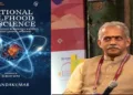 J Nandakumar presents his book National Selfhood in Science at the Jaipur Literature Festival