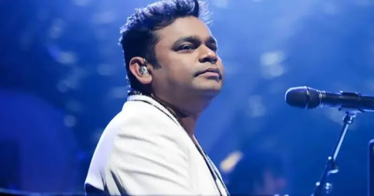 Indian music composer and singer, A R Rahman