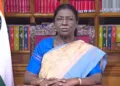 President Droupadi Murmu addresses nation on eve of 77th Republic day. (X)