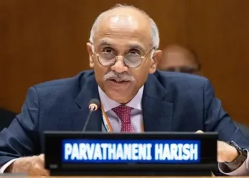 India's Permanent Representative to the UN, Ambassador Parvathaneni Harish