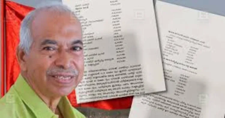Expelled CPI(M) Kannur district committee member V. Kunjikrishnan, who raised questions over misuse of party-controlled funds