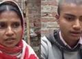 Widow of Hindu victim, who was lynched to death in August 2025 (Left) and Accused in the lynching case Rubel Paiker (Right)