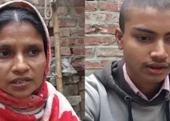 Widow of Hindu victim, who was lynched to death in August 2025 (Left) and Accused in the lynching case Rubel Paiker (Right)