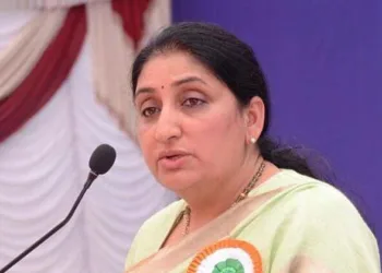 Sunetra Pawar, wife of late Maharashtra Deputy Chief Minister Ajit Pawar