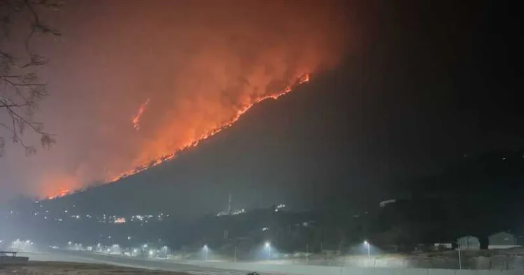 Forest Fire in Walong