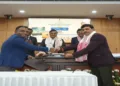 Assam CM Himanta Biswa Sarma at the signing in ceremony of MoUs with the AAI