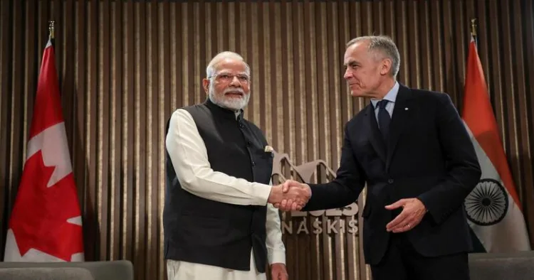 Prime Minister Narendra Modi and Prime Minister of Canada Mark Carney(File Photo)