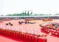 Bastar: A view of a performance during the inauguration of Bastar Pandum 2026 at Jagdalpur, in Bastar (Image Credit: ANI)