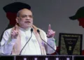 Raipur, Feb 08 (ANI): Union Home Minister Amit Shah speaks during the Organiser Weekly's Conclave Chhattisgarh @ 25: Shifting the Lens, in Raipur (ANI Video Grab)