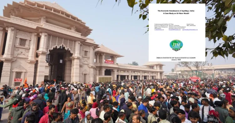 IIM Lucknow Finds Massive Economic Upswing in Ayodhya post pran pratistha of Ram Mandir
