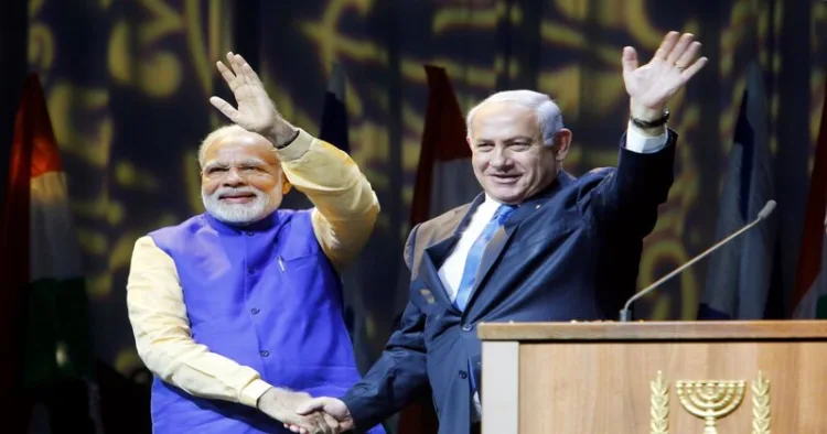 Prime Minister Narendra Modi and Israel Prime Minister Benjamin Netanyahu(File Photo)