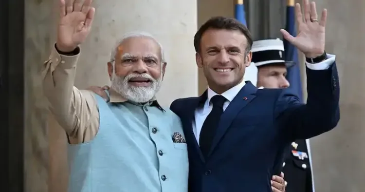 Prime Minister Narendra Modi and French President Emmanuel Macron(File Photo)