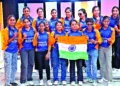 T20 World Cup winning
Blind Women's Cricket Team posing at Organiser studio