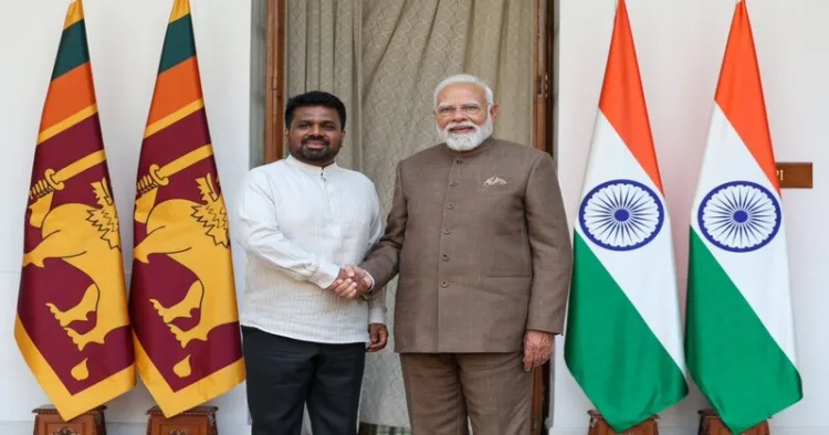President of Sri Lanka Anura Kumara Dissanayake and Prime Minister Narendra Modi