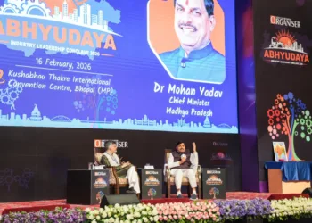 Madhya Pradesh Chief Minister Mohan Yadav at Abhyudaya Conclave organised by Organiser