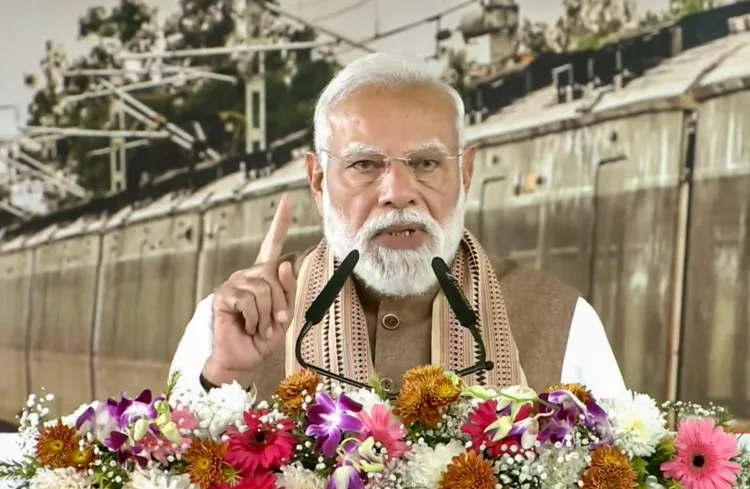 PM Modi in Meerut during the launch
