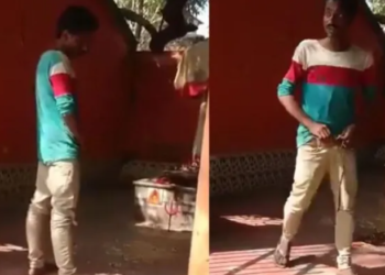 Hindu Temple desecrated, Muslim man urinates near a Shivling inside the temple