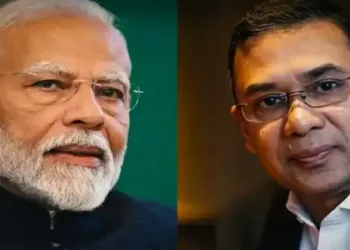 Prime Minister Narendra Modi and Bangladesh Nationalist Party(BNP) leader Tarique Rahman