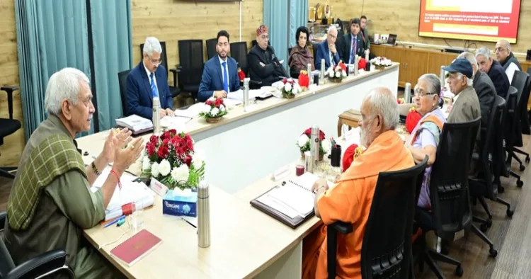 Lieutenant Governor Shri Manoj Sinha chaired the meeting of Shri Mata Vaishno Devi Shrine Board