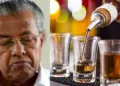 Kerala CM Pinarayi Vijayan (left)