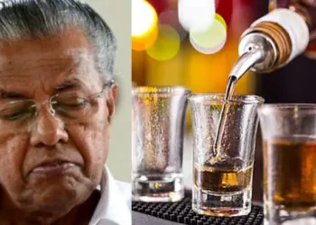 Kerala CM Pinarayi Vijayan (left)