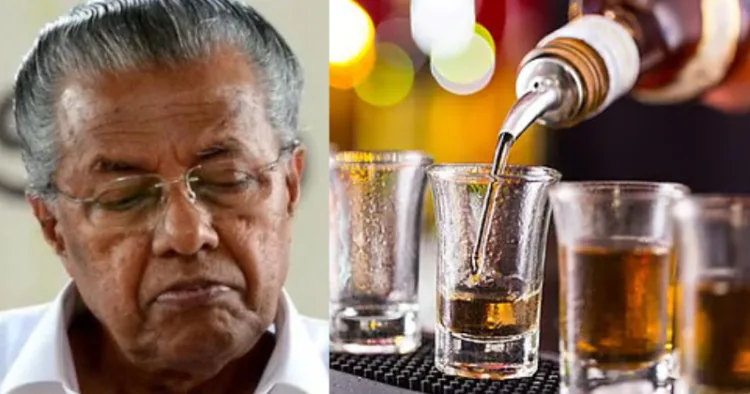 Kerala CM Pinarayi Vijayan (left)