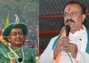 Tyrant Tipu bust (Left) Maharashtra
Congress President Harshvardhan Sapkal (Right)