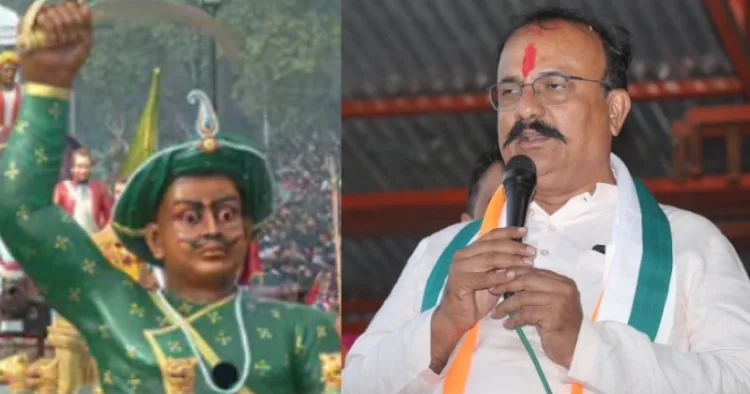 Tyrant Tipu bust (Left) Maharashtra
Congress President Harshvardhan Sapkal (Right)