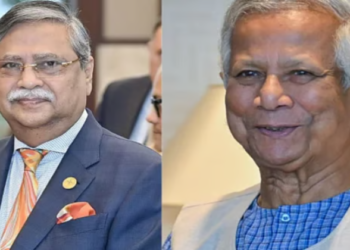 President of Bangladesh Mohammed Shahabuddin and Chief Advisor of interim regime Muhammad Yunus