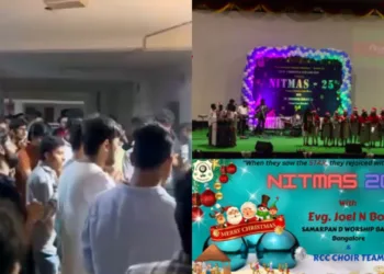 Hanumana Chalisa recitation at NIT Warangal and Christmas celeberations (Image Courtesy-LRPF)