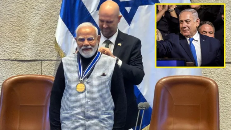 PM Modi in Israel: “India–Israel Connection Is Written in Blood and Sacrifice,” Says Narendra Modi in Israel Parliament