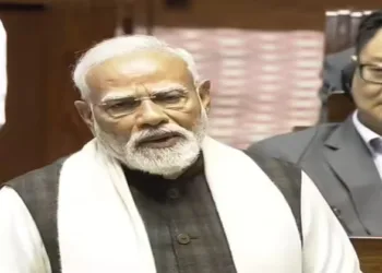 Prime Minister Narendra Modi in Rajya Sabha