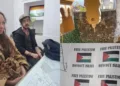 Accused british nationals and the stickers found from them