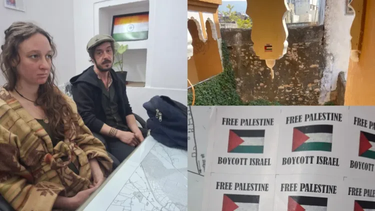 Accused british nationals and the stickers found from them