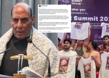 Union Defence Minister Rajnath Singh slams disruption by Congress youth at the AI Summit