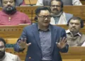 Union Parliamentary Affairs Minister Kiren Rijiju