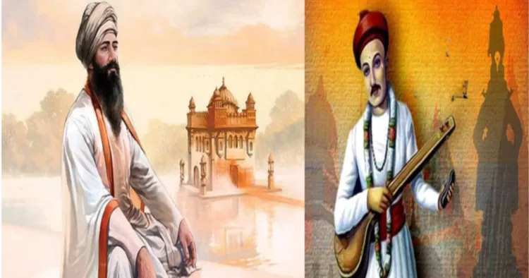 (Left) Guru Tegh Bahadur (Right) Sant Namdev