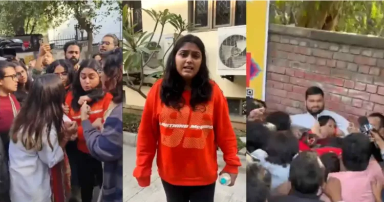 Female journalist Ruchi Tiwari assaulted by leftists; ABVP condemns the attack