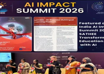 SATHEE developed with support from
@EduMinOfIndia featured in prestigious “Real-World Impact of AI in Education” unveiled
@OfficialINDIAai (Image Source: X)
.