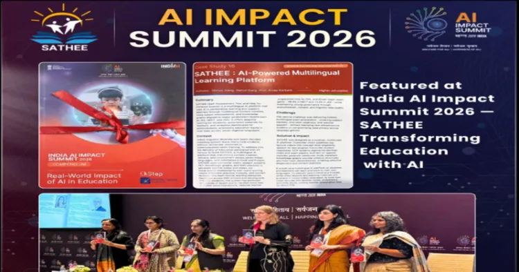 SATHEE developed with support from
@EduMinOfIndia featured in prestigious “Real-World Impact of AI in Education” unveiled
@OfficialINDIAai (Image Source: X)
.