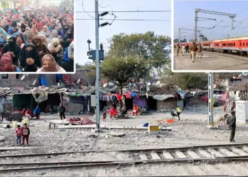 Encrocahed land near Haldwani Railway station